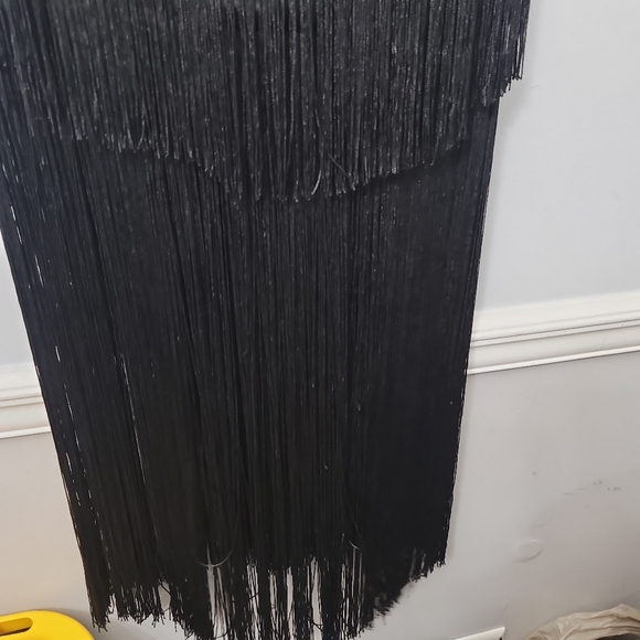 Antonio Melani Xandra Halter Neck Fringe Dress - Picture 6 of 9